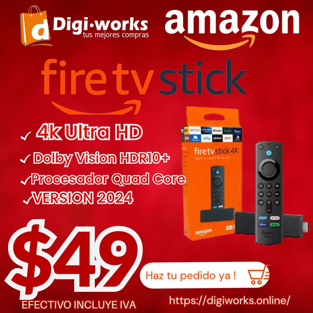 AMAZON FIRE STICK 4K DONDE TOMAS TODOS LOS CANLES DE TV Y FACIL CON USAR ALEXA